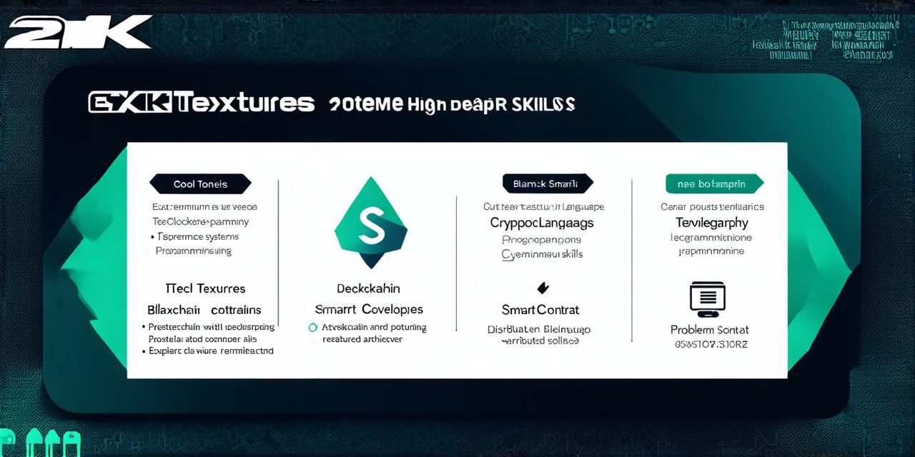 What skills are required to be a blockchain developer