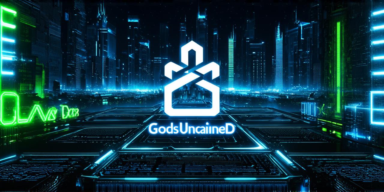 Which blockchain is used to power the in-game transactions in gods unchained?